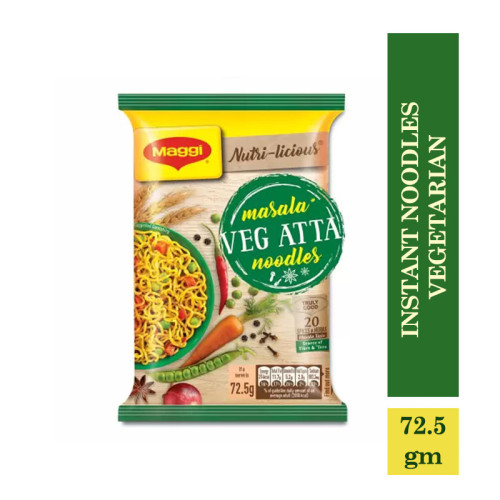 Maggi Nutri-licious Masala Instant Veg Atta Noodles 72g