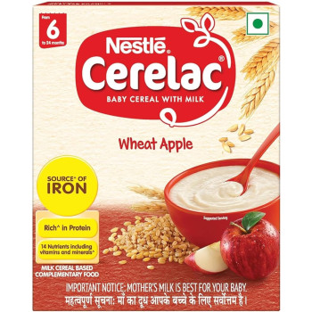 Nestle Cerelac Wheat Apple 6 months
