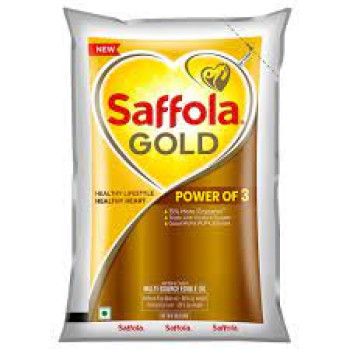Saffola Gold Rice Bran Based Blended Oil 1L