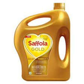 Saffola Gold Rice Bran Based Blended Oil 5L