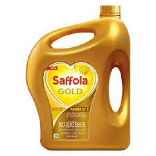 Saffola Gold Rice Bran Based Blended Oil 5L