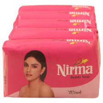 Nirma Pink Beauty Soap 100g. (Pack of 5)