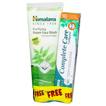 Himalaya Purifying Neem Face Wash 150g. With Himalya Toothpast 40g Free.