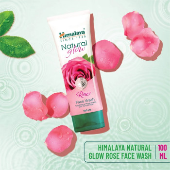 Himalaya Natural Glow Rose Facewash Tube 50 ml