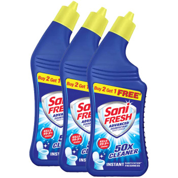 Sani Fresh Ultra Shine Toilet Cleaner 500 ml (Buy 2 Get 1 Free)