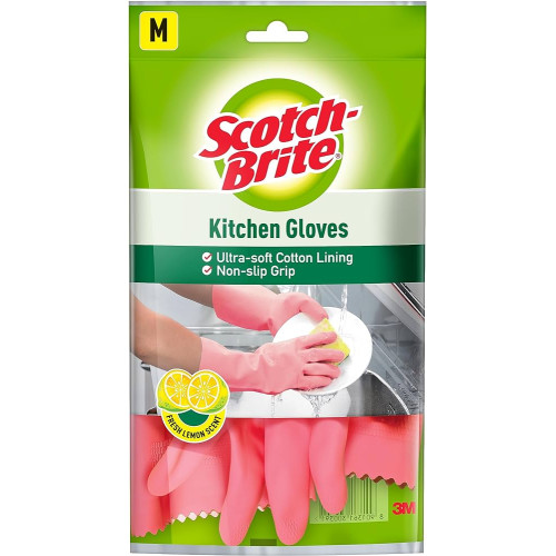Scotch-Brite Kitchen Gloves (Size- M)
