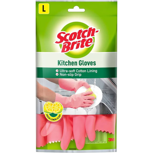 Scotch-Brite Kitchen Gloves  (Size- L)