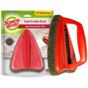Scotch-Brite Tough Scrubber Brush Cliean Tiles