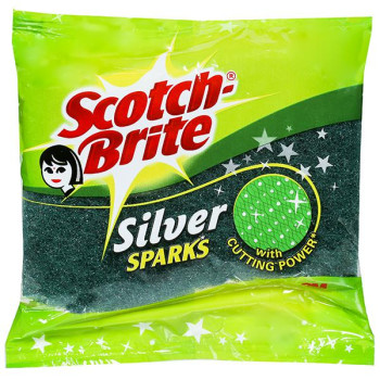 Scotch-brite Silver Sparks Scrub pad 2 Pads