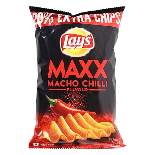 Lays Maxx Macho Chilli Flavour 37g