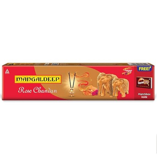 Mangaldeep Sandal Ziplock Puja Agarbatti 14g