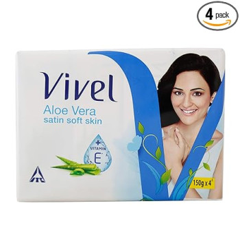 Vivel Aloe Vera Oil Soap 192g Pack of 4