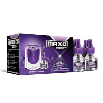 Maxo Genius Liquid Vapourizer Mosquito Repellant Combo Machine 