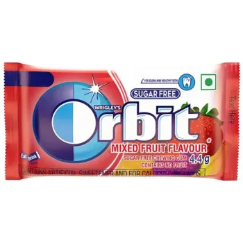 Wrigley's Orbit Mixed Fruit Flavour Sugar Free Chewing Gum 