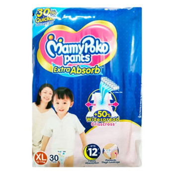 MamyPoko Pants ExtraAbsorb (XL - 12-17kg) 30 Pants