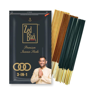 Zed Black Luxury Incense Sticks Zipper 3 IN 1