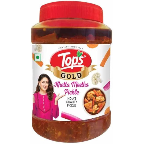 Tops Gold Khatta Meetha Pckle 950g