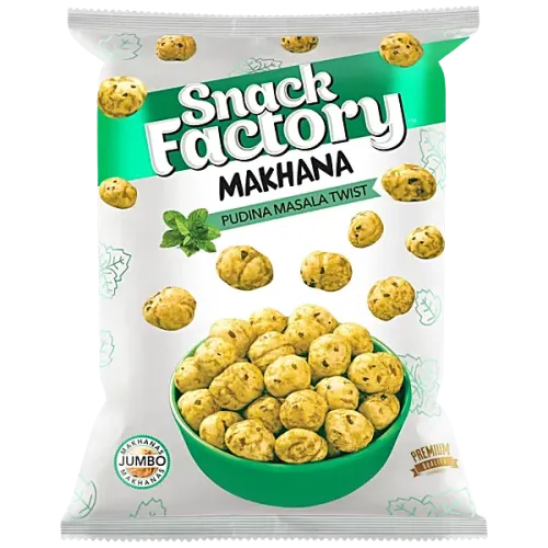 SNACK FACTORY Makhana - Pudina Masala Twist, 15 g 