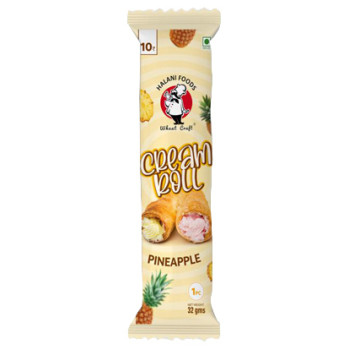 Halani Foods Cream Rolls Pineapple 32g