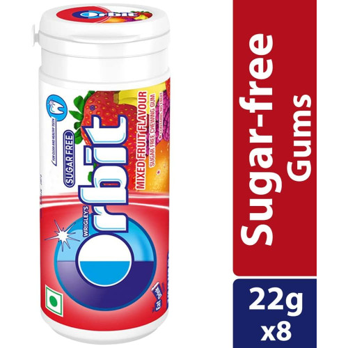 Wrigley's Orbit Mixed Fruit Flavour Sugar Free Chewing Gum 
