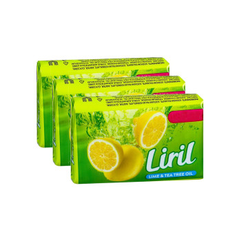 Liril Lime & Tea Tree Oil Shop Pack of 4