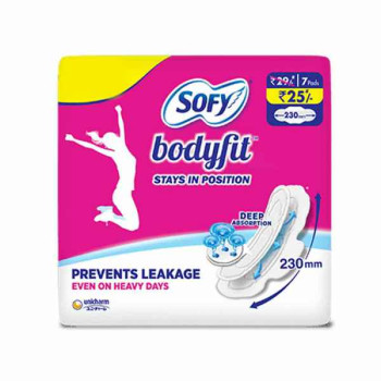 Sofy Bodyfit Maintains Hygiene - 230mm 7 Pads