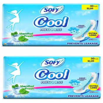 Sofy Cool Freshness 30 Pads Slim (290 mm) Extra Long