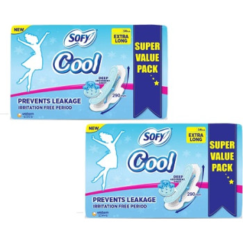 Sofy Cool Freshness Slim Extra Long 54 Pads 299mm